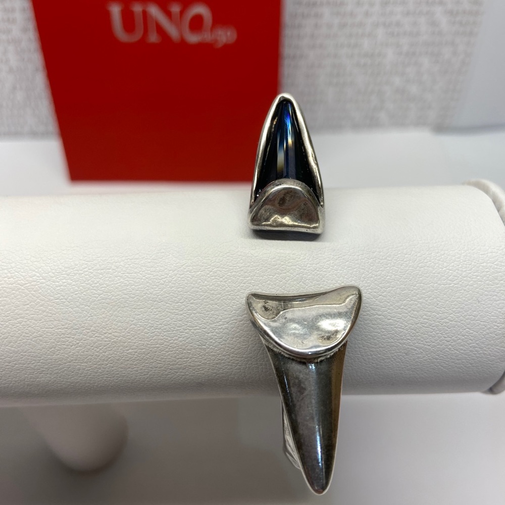 Uno de 50 Cuff Bangle Bracelet with Pointed Ends